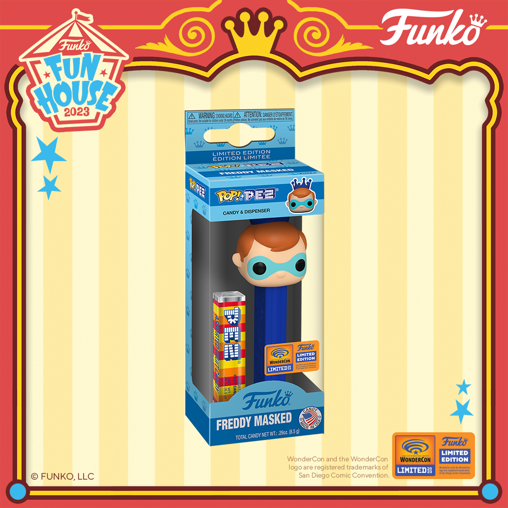 WonderCon 2023 Reveals: Welcome to the Fun House! Pez Freddy Masked