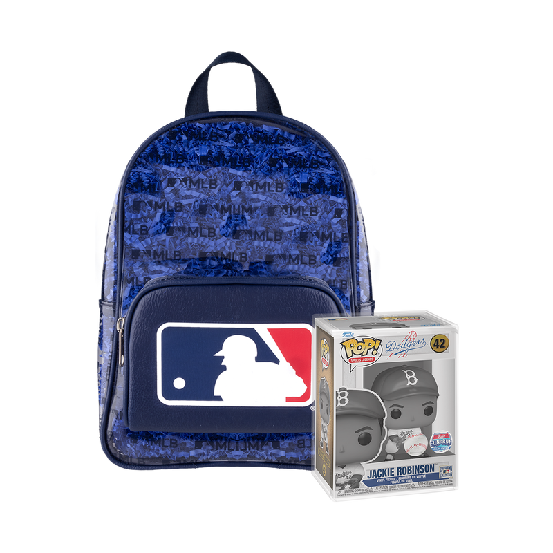 Limited Edition Bundle - MLB Stadium Mini Backpack and Pop! Jackie Robinson
