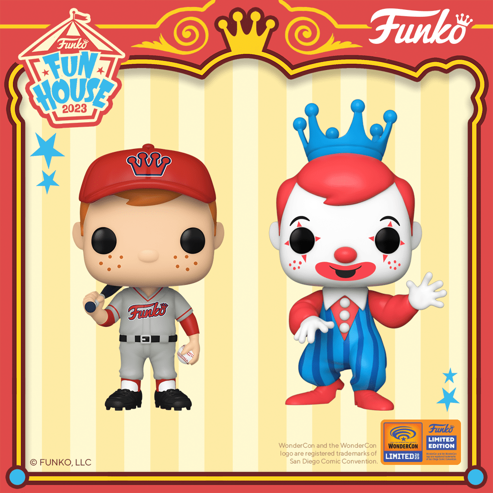 WonderCon 2023 Reveals: Welcome to the Fun House! Pop - Freddy Funko as Clown L.E. 1500