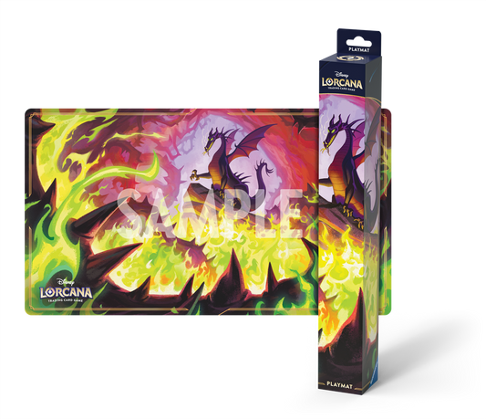 Disney Lorcana : Set 11 - Foil Neoprene Mat A (Dragon Fire) - MLV MLV