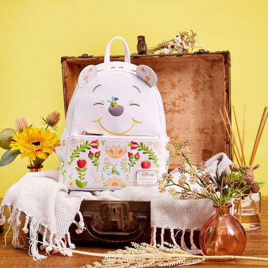 Winnie the Pooh Cosplay Folk Floral Mini Backpack