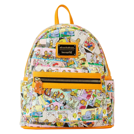 Garfield - Comic Strip 10" Faux Leather Mini Backpack